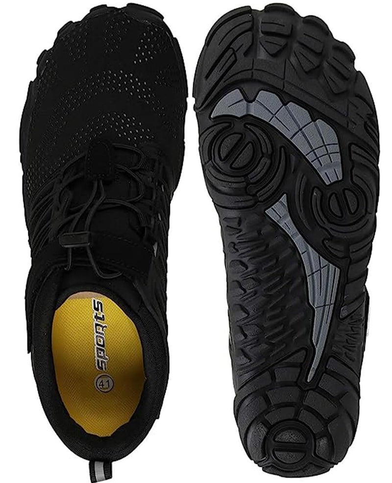WHITIN Women's Minimalist Barefoot Trail Running Shoes | Wide Toe Box Size 7.5-8 Black 38 - Image 5